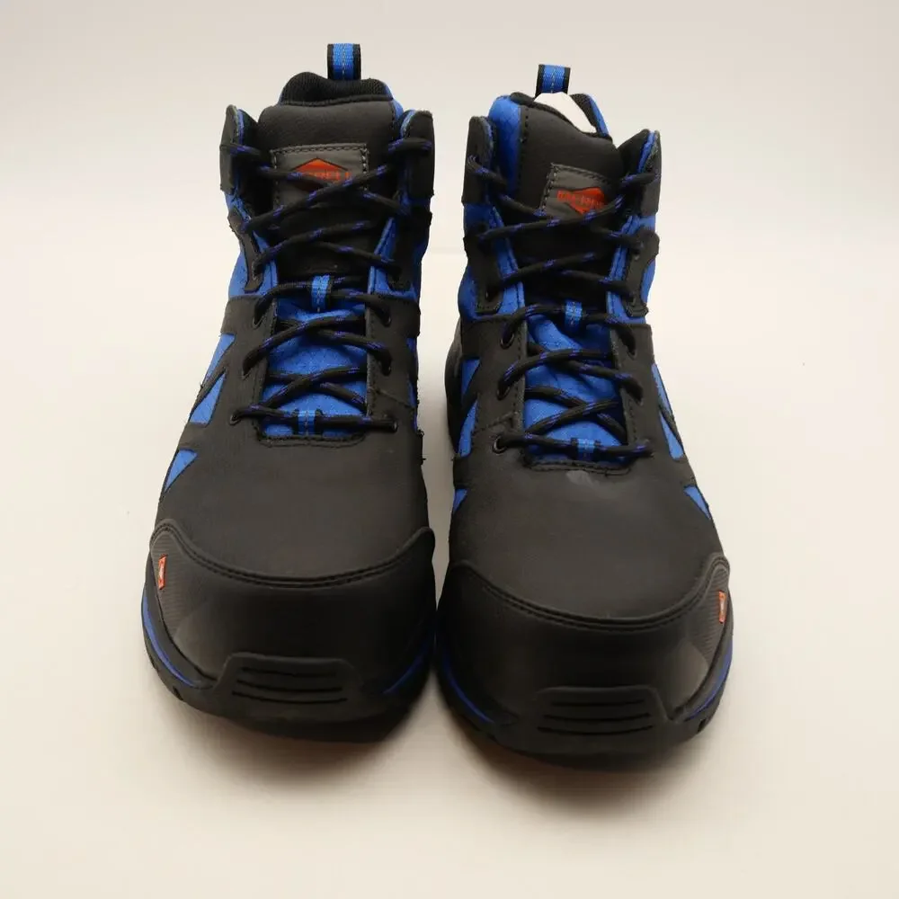 Merrell Men's 10 Work Boots Fullbench Speed Mid Carbon Fiber  Black Blue NEW